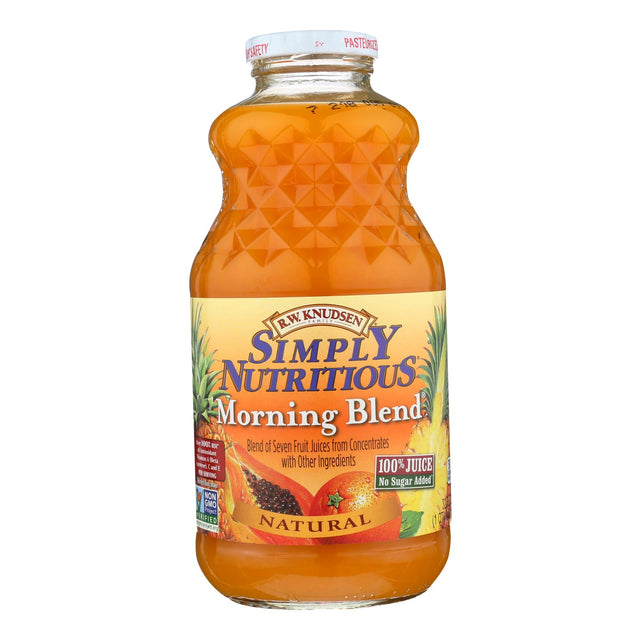 R.W. Knudsen Simply Nutritious Morning Blend Juice - 32 fl oz - Pack of 6