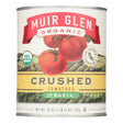 Muir Glen Crushed Tomatoes with Basil, 28 oz (Case of 12) - Organic, Fresh, Tasty