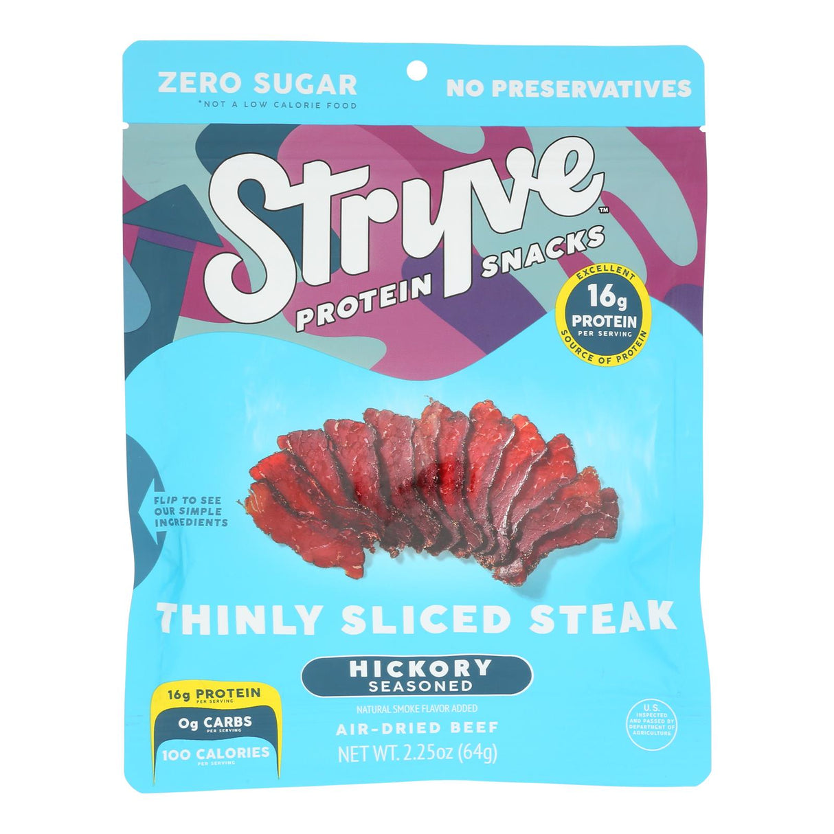 Stryve Hickory Beef Biltong Slices: Protein Snacks | Low Carb, Keto - 68