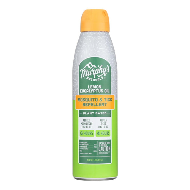 Murphy's Naturals Mosquito & Tick Repellent Lemon Eucalyptus 6-Pack: Natural Bug Spray