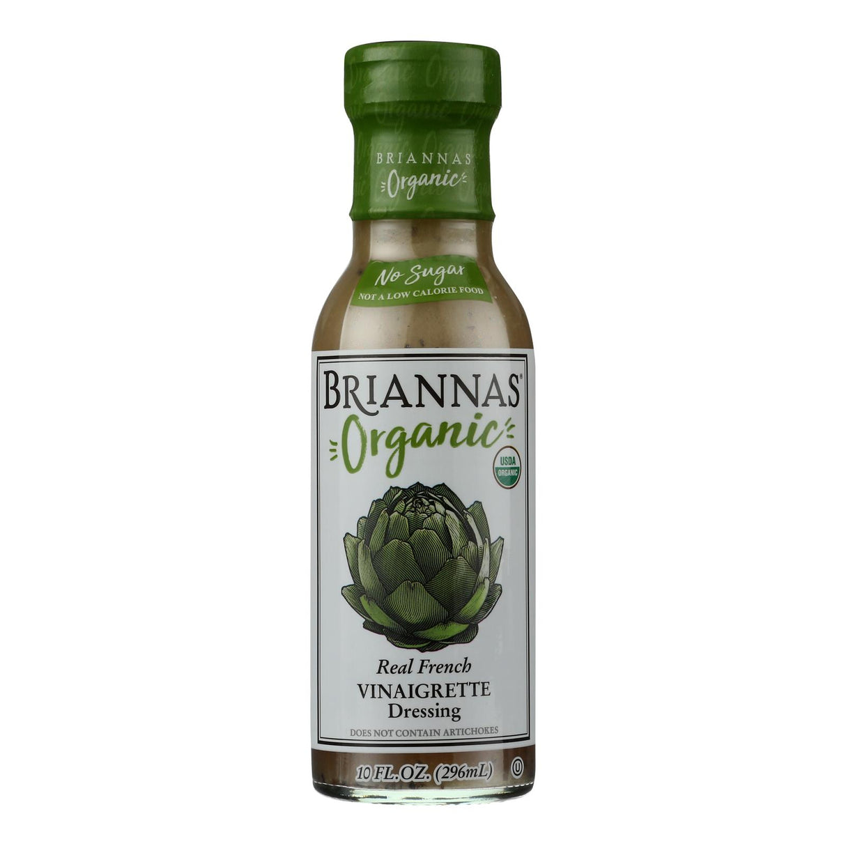 Brianna's French Vinaigrette Salad Dressing - Pack of 6 (10 fl oz )