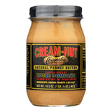 Cream Nut Natural Crunchy Peanut Butter - 6 x 16.5 Oz Case