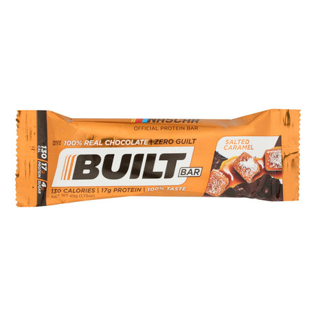 Built Bar Salted Caramel Protein Bars - Box of 12 (1.69 oz Each)
