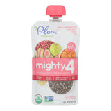 Plum Organics Mighty 4 Organic 2 Carrot Guava Oat - 12 x 4 oz Pouches