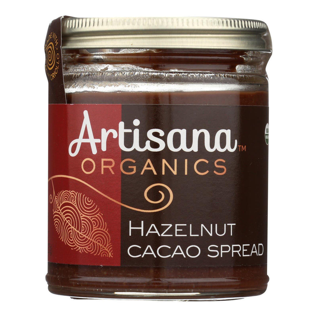Artisana Organic Hazelnut Spread, 8 oz  (Pack of 6) - Creamy, Vegan, and Gluten-Free