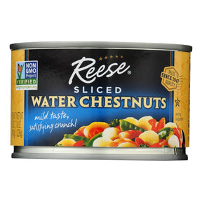 Reese Water Chestnuts Sliced 8 oz 12-Pack: Crisp & Versatile Ingredient