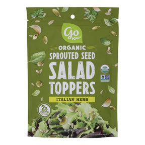 Go Raw Sunflower Seeds Italian Herb 6-Pack: Sprouted Seeds, Great Taste! Go Raw