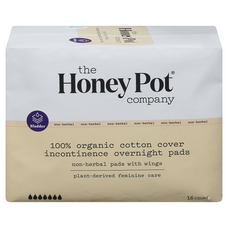 The Honey Pot Overnight Incontinence Pads Non Herbal - 16 Count