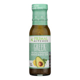Primal Kitchen Greek Vinaigrette - Avocado & Organic Oil Dressing - 8 oz - 6 Pack
