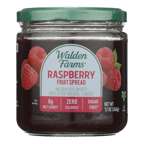 Walden Farms Raspberry Spread: Sugar & Calorie-Free. Case of 6. Delicious!