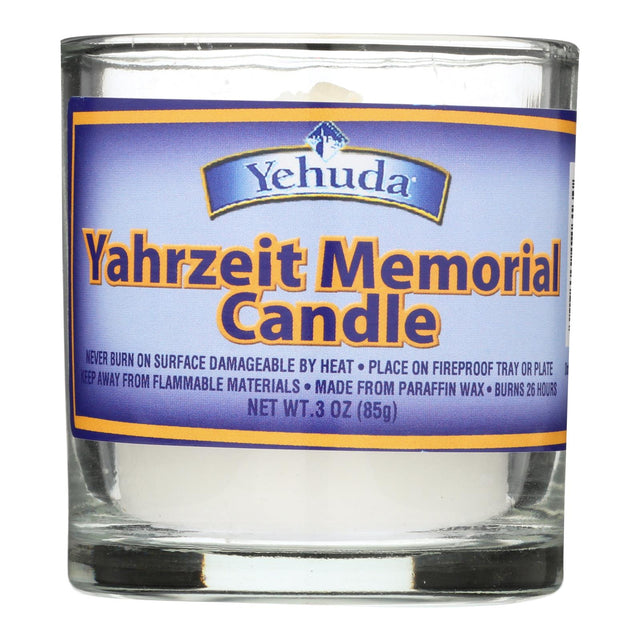 Yehuda Matzo Candle Tumbler Glass - Pack of 24