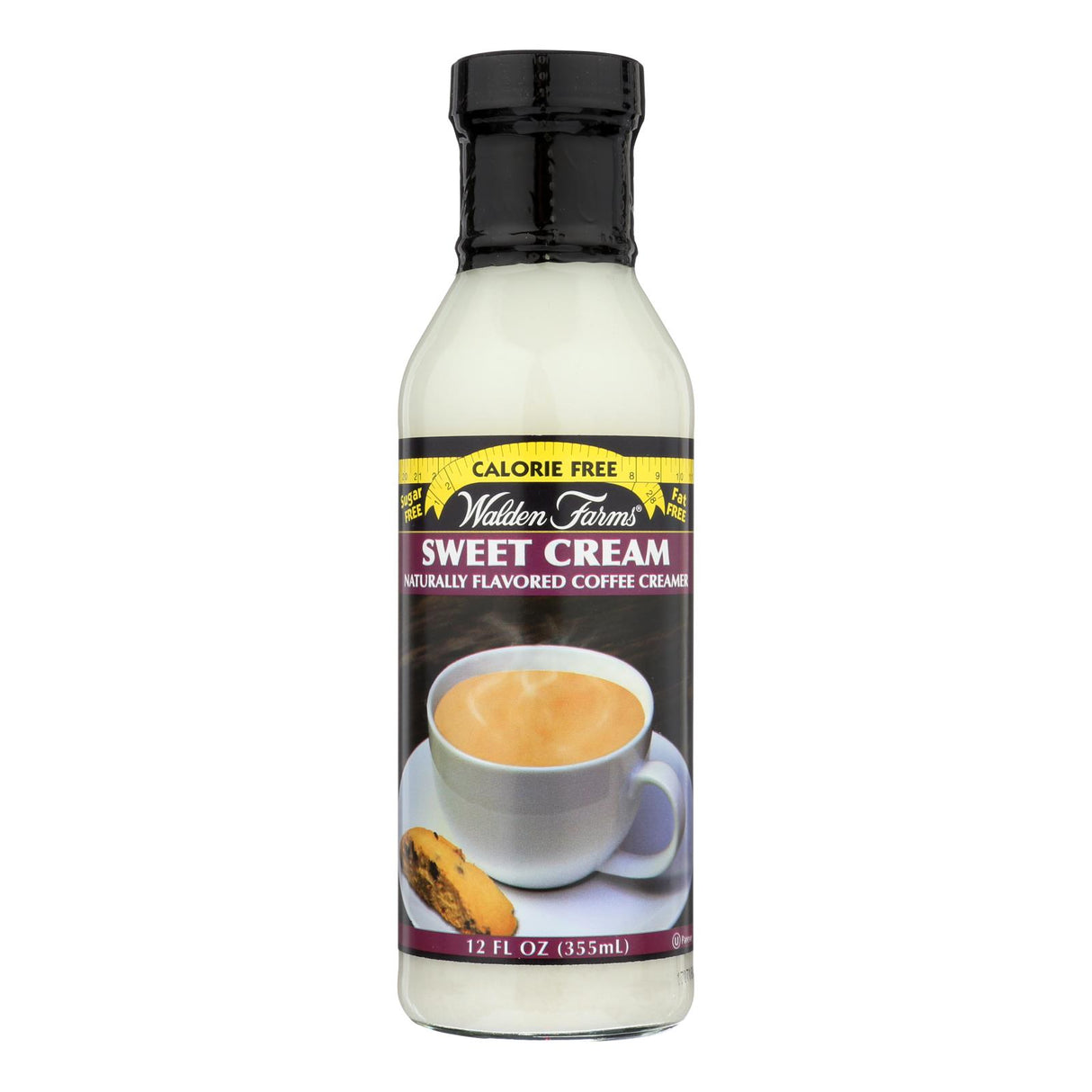 Walden Farms Sugar-Free Sweet Cream Coffee Creamer, 6 x 12 fl oz - Zero Calorie