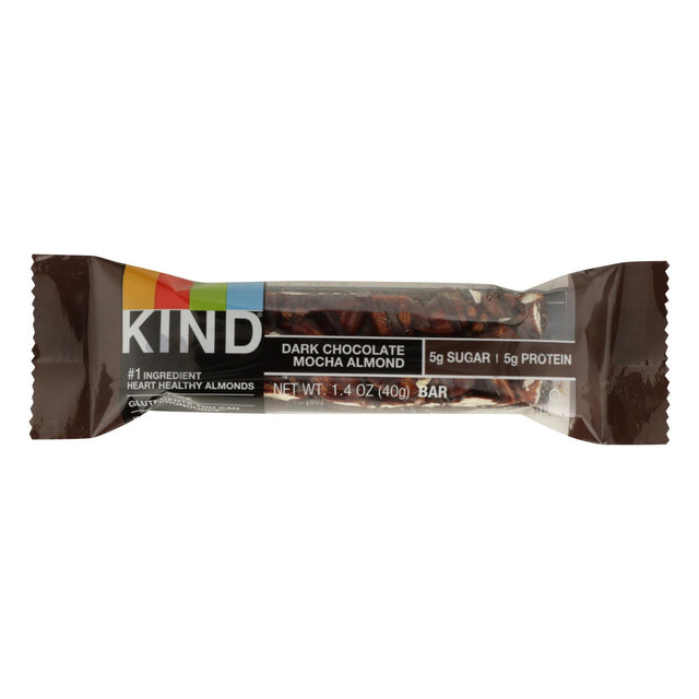 Kind Dark Chocolate Mocha Almond Bars - 1.4 oz, 12 Count