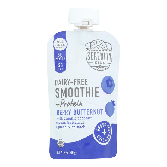 Serenity Kids Smoothie: Berry Butternut Squash Pouches 6-Pack | Organic Food