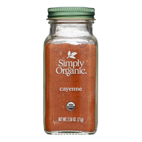 Simply Organic Cayenne Pepper 6-Pack - Spicy & Pure, 2.5 oz Bottles