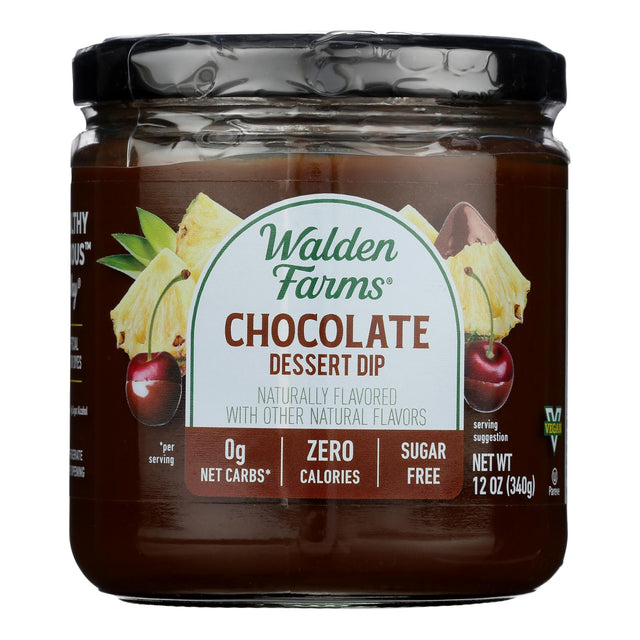 Walden Farms Chocolate Dip: Sugar-Free, Calorie-Free Indulgence - 6 Pack