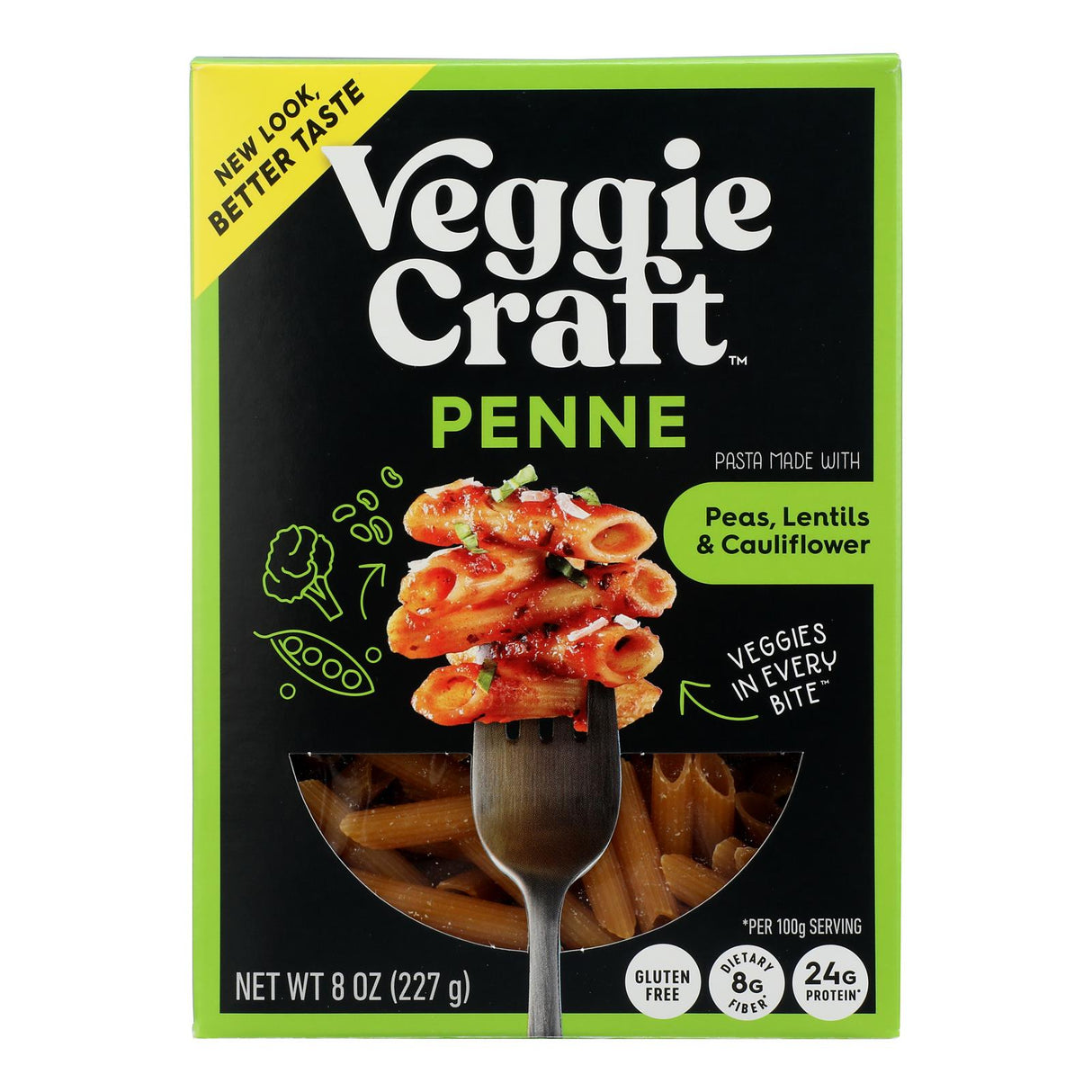 Veggiecraft Farms® Cauliflower Penne Pasta, 6-Pack, 8 oz Each