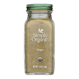 Simply Organic Ground Sage 1.2 oz 6-Pack | USDA Organic Culinary Herb Seasoning