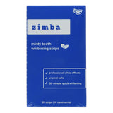 Zimba Teeth Whitening Strips Mint: 168 Strips Total | Whiter Teeth Fast