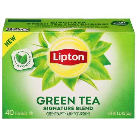 Lipton Green Tea Signature Blend, 40 Count Tea Bags, Pack of 6