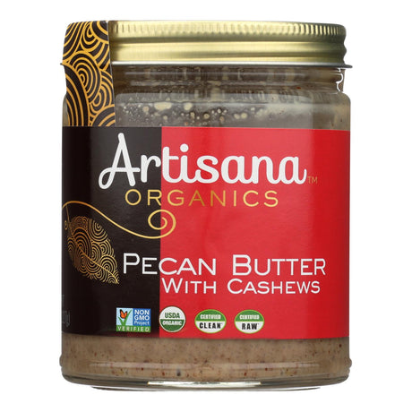 Artisana Pecan Butter - Pack of 6 (8 oz ) - Creamy, Organic & Delicious