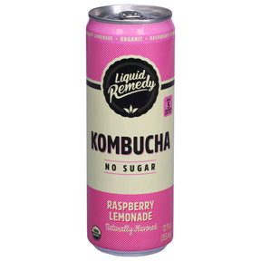 Remedy Kombucha Organic Raspberry Lemonade, 12 fl oz  (12-Pack)