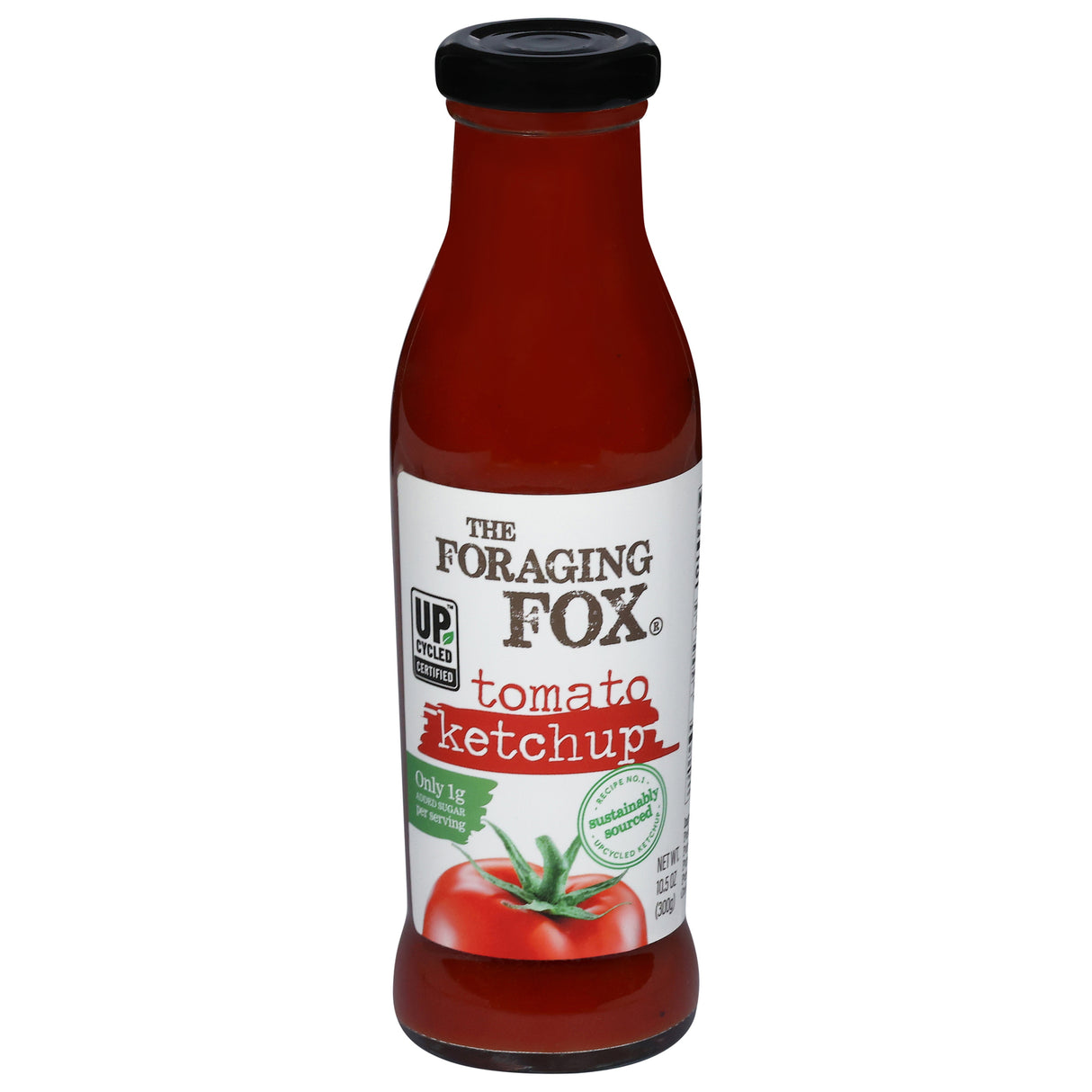 The Foraging Fox Ketchup - Upcycled Tomato - 6 of 10.5 Oz - All Natural Gourmet Condiment