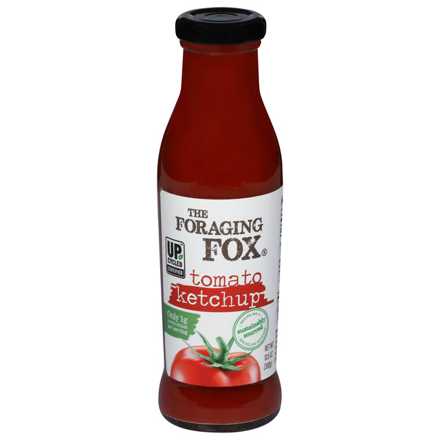 The Foraging Fox Ketchup - Upcycled Tomato - 6 of 10.5 Oz - All Natural Gourmet Condiment