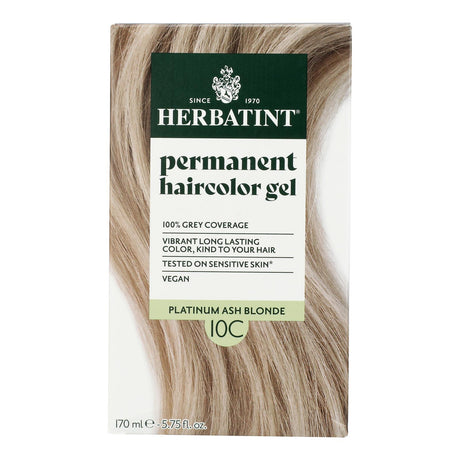 Herbatint 10C Swedish Blonde Hair Color Gel - Natural Light Blonde - 5.75 fl oz