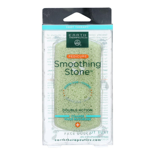 Earth Therapeutics Pedi-Glass Stone - Green - Foot Exfoliator - 1 Count