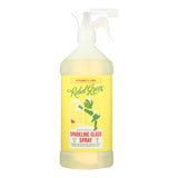 Rebel Green Glass Cleaner: Natural, Streak-Free Peppermint Lemon, 4x32 Fl Oz