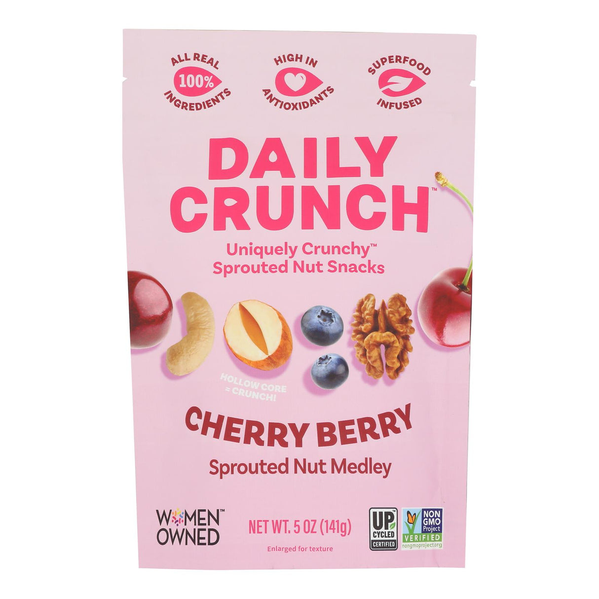 Daily Crunch Sprouted Almond Medley Cherry Berry - 6 x 5 oz