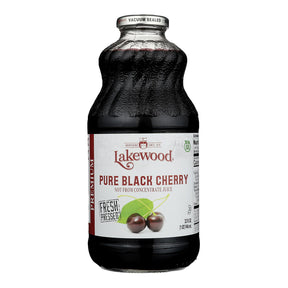 Lakewood Black Cherry Juice 32oz (6-Pack) | Antioxidant Rich & Pure Juice