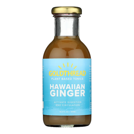 Goldthread Hawaiian Ginger Tonic: 12  | Plant Based Energy Drink