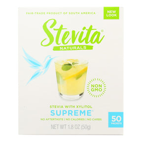 Stevita Stevia Packets: Natural Sugar Substitute - 300 Count Total