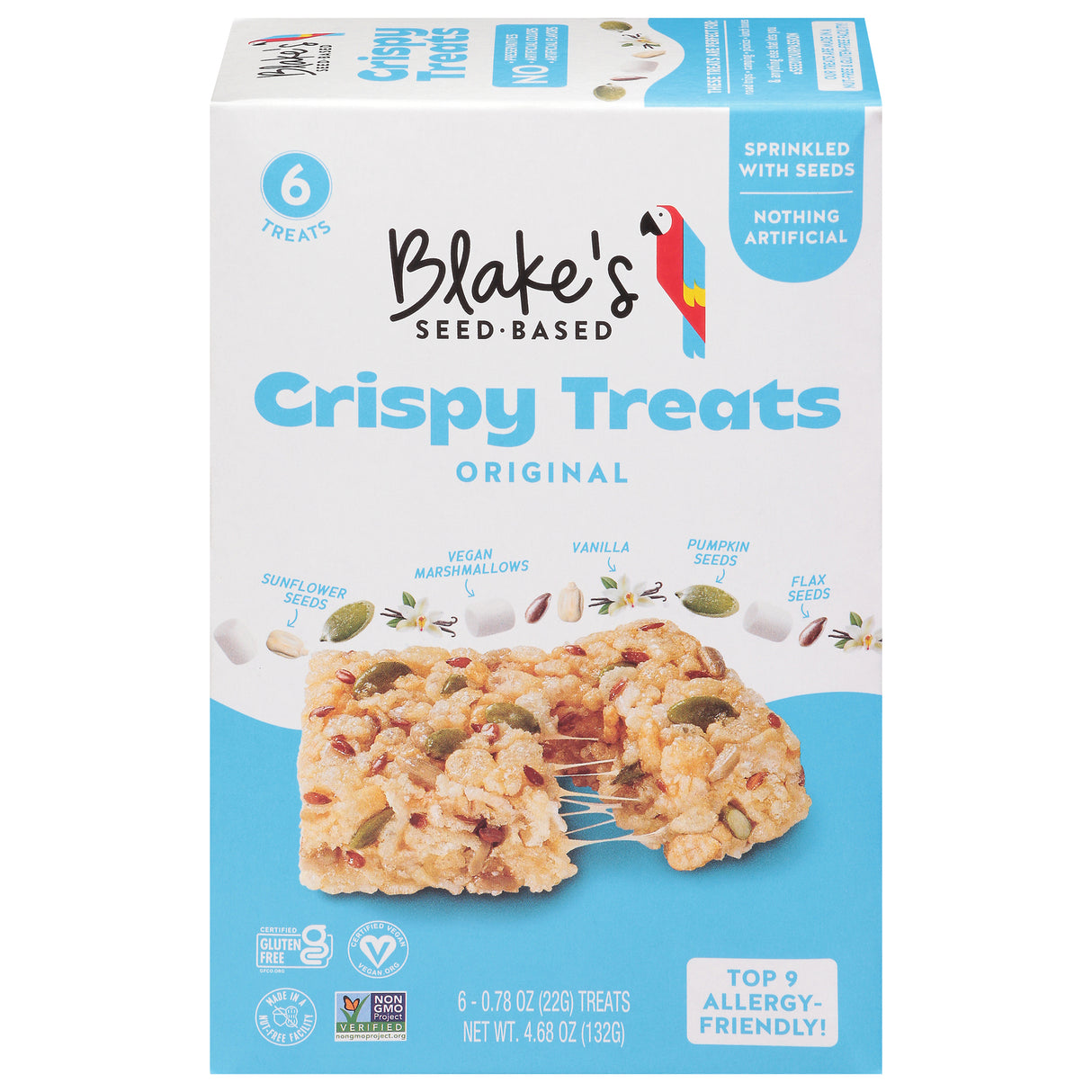 Blake's Seed Based Crispy Treats Original - Gluten-Free Snack 6-Pack