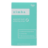 Zimba Teeth Whitening Strips, Spearmint Flavor, 6 Packs of 28 Strips Each