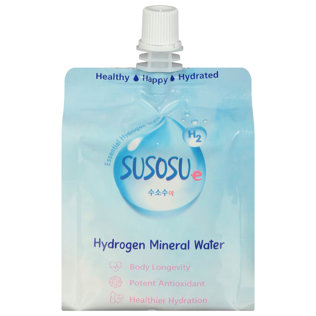 Susosu Water Hydrogen Mineral Water, 20 Fl Oz (Pack of 10) - Antioxidant Rich
