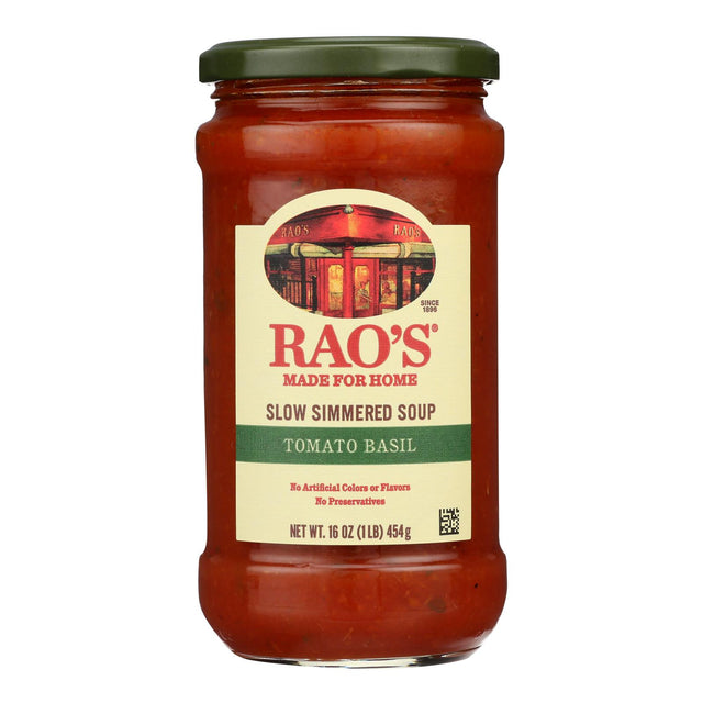 Rao's Tomato Basil Soup - 16 oz, Pack of 6 - Authentic Italian Recipe