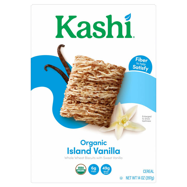 Kashi Island Vanilla Cereal, 10.14 oz, (Pack of 10) - Crunchy Organic Granola