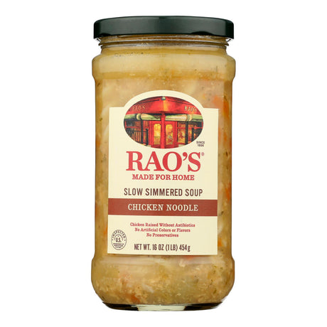 Rao's Chicken Noodle Soup (6 Jars) | Authentic Recipe - Free Shipping