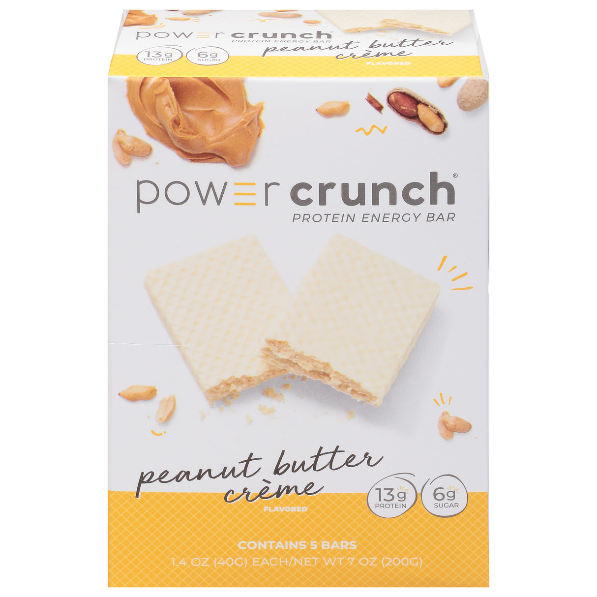 Power Crunch Protein Bar [Flavor]: High Protein Low Sugar Energy - 6 Bars