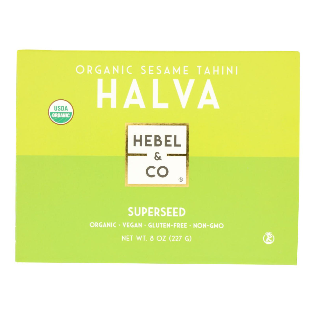 Hebel & Co. Halva Superseed Snack: Gluten-Free 8 oz - 12 Count Case - Healthy Treat