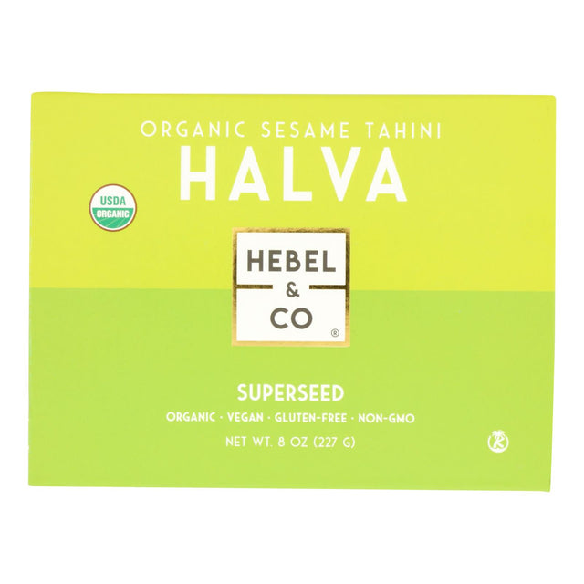 Hebel & Co. Halva Superseed Snack: Gluten-Free 8 oz - 12 Count Case - Healthy Treat
