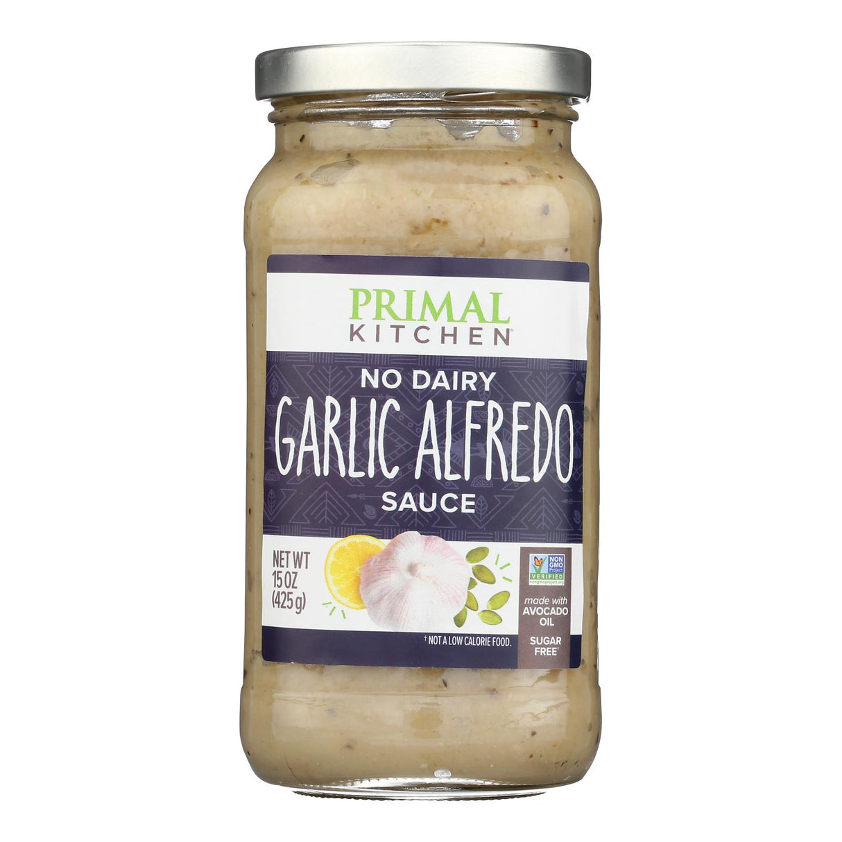 Primal Kitchen No Dairy Alfredo Sauce (Pack of 6) - 15 oz