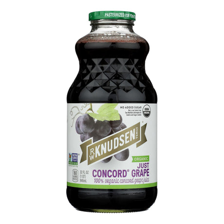 R.W. Knudsen Organic Just Concord Grape Juice, 32 fl oz - 6 Pack