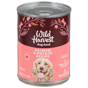 Wild Harvest Salmon Potato Dog Food - 12oz  | Natural & Healthy Diet