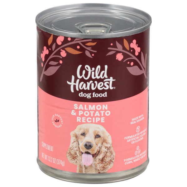 Wild Harvest Salmon Potato Dog Food - 12oz  | Natural & Healthy Diet