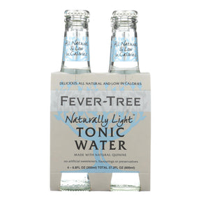 Fever-Tree Indian Tonic Water, Premium Mixer, 6 x 6.8 Fl Oz Glass