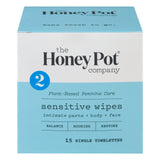 The Honey Pot Sensitive Feminine Wipes - 15 Count